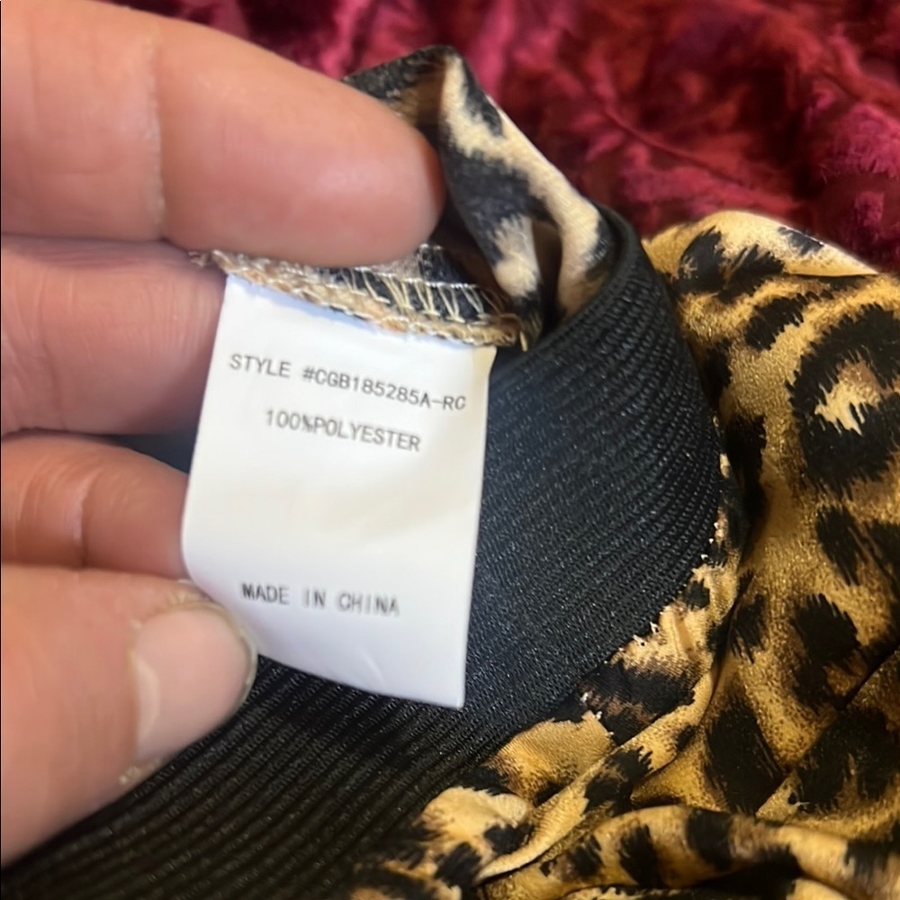 Code Mode Nordstrom Leopard Print Asymmetrical Mi… - image 7